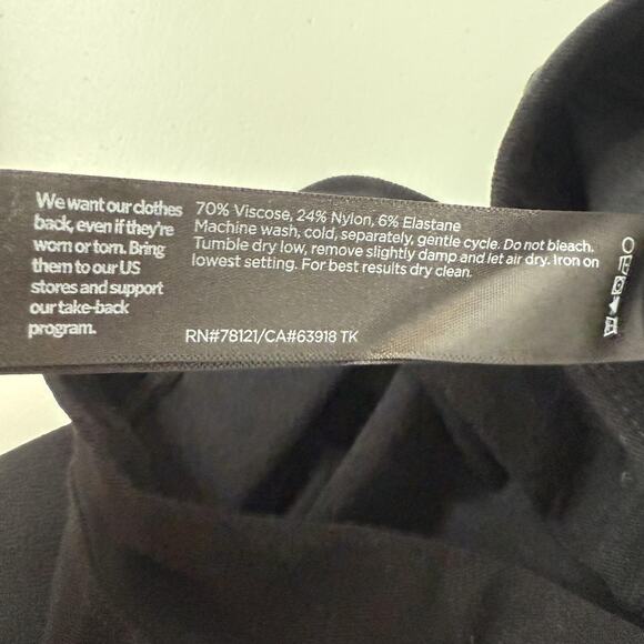 Eileen Fisher Pants Womens XL Black Pull On Stretch Capsule Career Minimalist - Picture 7 of 14